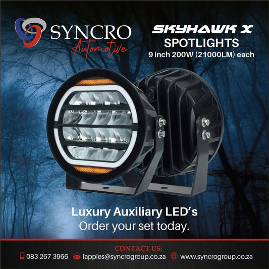 SkyHawk X 9 Inch – Spotlights