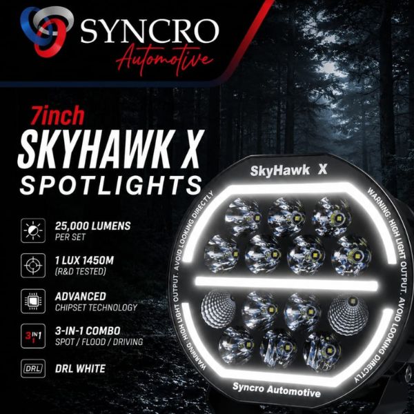 Syncro 7-Inch SkyHawk X Spotlights